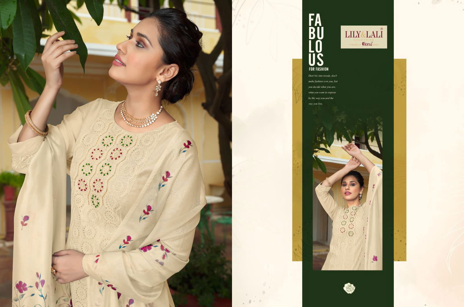 Chikenkari Lily And Lali Readymade Suits Catalog